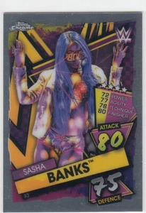 SASHA BANKS 2021 TOPPS CHROME SLAM ATTAX WWE - 93 - Imagen 1 de 1
