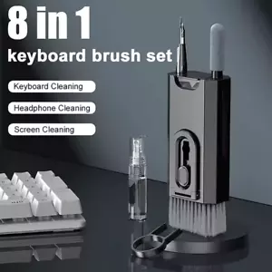8-IN-1 REINIGUNGSSET - TASTATUR, OHRHÖRER, TELEFON & ELEKTRONIK - REINIGER WERKZEUGE SET - Bild 1 von 7