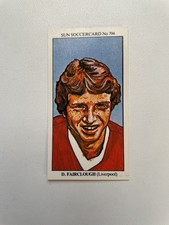 Liverpool Legend Supersub David Fairclough 1979 Sun Soccer card - Mint