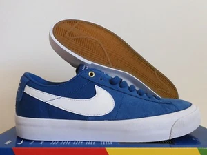 NIKE SB ZOOM BLAZER LOW PRO GT COURT BLUE-WHITE-COURT BLUE SZ 8.5 [DC7695-401] - Picture 1 of 5