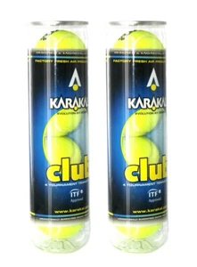 Karakal Club Tournament 8 ITF Approved Tennis Balls 2 X 4 Tubes - Picture 1 of 1