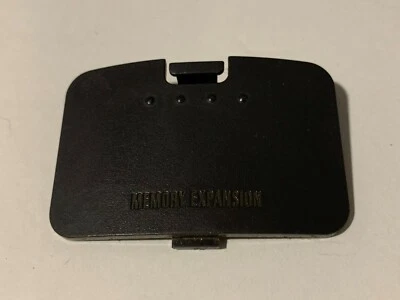 Original Nintendo 64 N64 Memory Expansion Cover -BLACK - NICE - FREE SHIPPING - Image 1 of 2