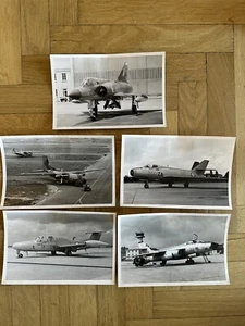 5 Fotografie Areonautica Militare Francese Al Salone Bourget 1971  Francobolli - Bild 1 von 11