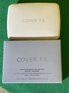 Cover FX Monochromatic Blush Duo Matte + Shimmer MOJAVE MAUVE 0.51 ozMadeInItaly - Picture 1 of 24