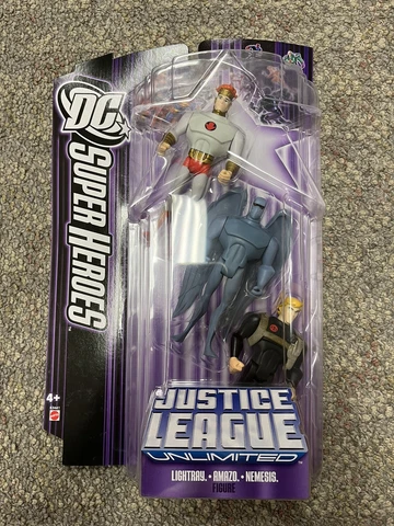 + DC Super Heroes 2007 Justice League Unlimited Lightray Amazo Nemesis 3 Pack Cover