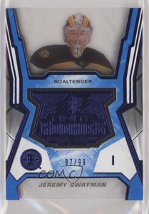 2021-22 SPx Finite Rookies Platinum /99 Jeremy Swayman #F-5 Rookie RC