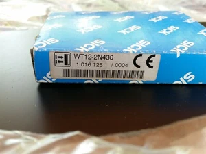 SICK WT12-2N430 & cable P/N 7020678 KD4-SIM12 Photo-Electric Sensor used10-30vDC - Picture 1 of 7