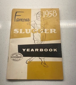 Famous Slugger Yearbook 1958-info & stats on baseball's top sluggers-VF - Picture 1 of 8