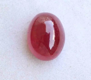 Natural Ruby Cabochon Oval Cut 16.60 CT 11*15 Mm Loose Gemstone Loose Ruby - Picture 1 of 3