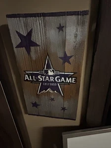 14x24 Wood Painting 2021 MLB Colorado All-Star Game - Picture 1 of 3