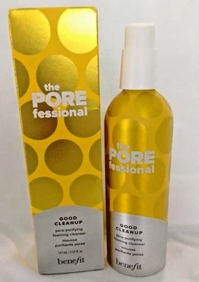 Limpiador en espuma Benefit Porefessional Good Cleanup ~ tamaño completo 5 oz / 147 ml ~ nuevo en caja Foto 1 de 4