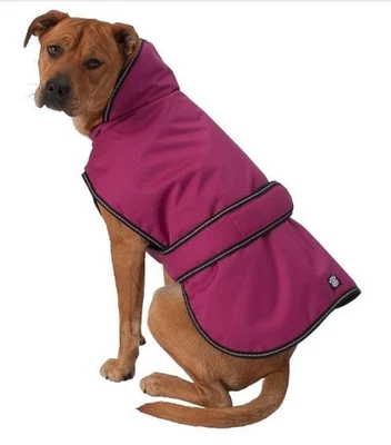 NUEVO Abrigo impermeable para perro Juneau talla grande PetRageous con cobertura en el pecho Foto 1 de 4