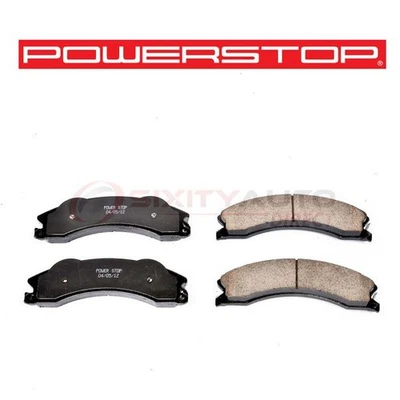PowerStop Rear Disc Brake Pad Set for 2011-2015 GMC Sierra 2500 HD - Braking fg - Изображение 1 из 4