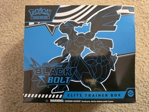 Pokemon TCG BLACK BOLT Elite Trainer Box ETB✅ BRAND NEW✅ IN HAND - Picture 1 of 6