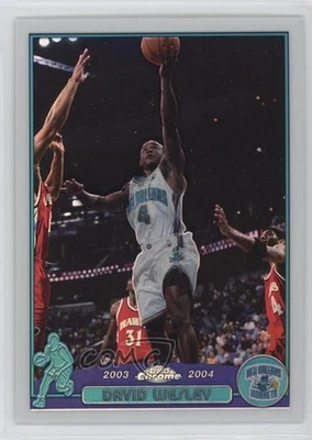 2003-04 Topps Chrome Refractor David Wesley #102 - Image 1 of 2