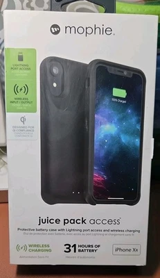 🔥Mophie Juice Pack Estuche de Carga de Acceso para iPhone XR Negro🔥CARIDAD🔥Envío Gratis Foto 1 de 3