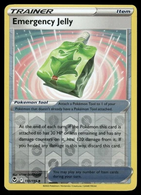 Emergency Jelly Reverse Holo Uncommon SWSH12: Silver Tempest 155/195 NM - Image 1 of 2