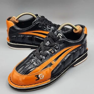 Scarpe da Bowling 3G Uomo 9.5 Tour Ultra/C Destro Nero Arancione S3015 - Foto 1 di 12
