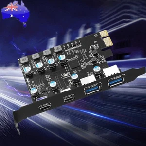 Extension Card 2*USB A Port+2*USB C Port/USB3.2 GEN1 Expansion Board Convenient - Afbeelding 1 van 12