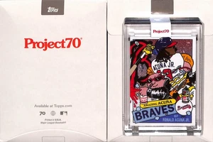 2021 Topps Project 70 #733 Ronald Acuna Jr. - Amazing GPK New Wave Dave - ERMSY - Bild 1 von 2