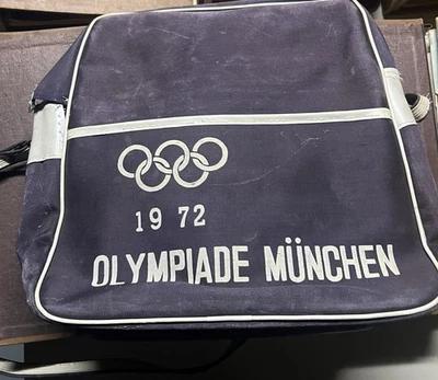 Vintage 1972  Munich Olympic Games Rare Travel Bag München German - Image 1 of 2