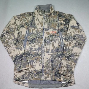 Sitka Jacket Mens Large Optifade Open Country Camo Softshell Windstopper Hunting - Picture 1 of 15