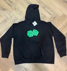 Hidden NY Negro XL Sudadera con Capucha Dados Gráfico Lucky Streetwear Audaz NYC Drop - Imagen 1 de 1