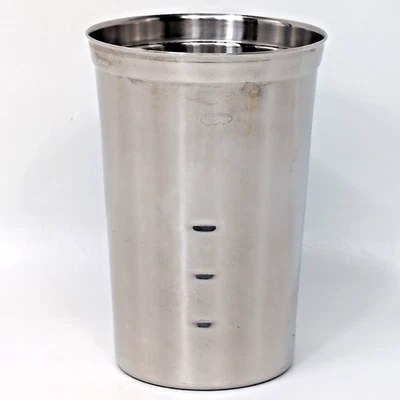 Hamilton Beach Drink Master 727 Stainless Steel Mixing Cup Replacement Foto 1 de 4