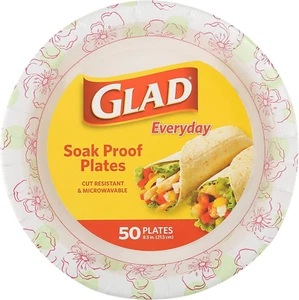 Disposable Paper Plates for All Occasions | round Soak Proof, Cut Proof, Microwa - Picture 1 of 12