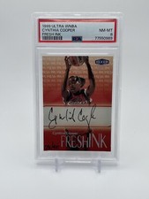 1999 Fleer Ultra CYNTHIA COOPER WNBA Fresh Ink On-Card Auto /400 PSA 8 Comets