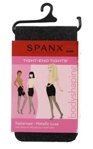 SPANX 132572 Tight-End Strumpfhose gemustert - Metallic Luxe Gr. A - Bild 1 von 2