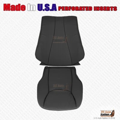 2003 Mercedes Benz S430 S500 S600 драйвер низ сверху перфорированный кожаный чехол черный - Изображение 1 из 4