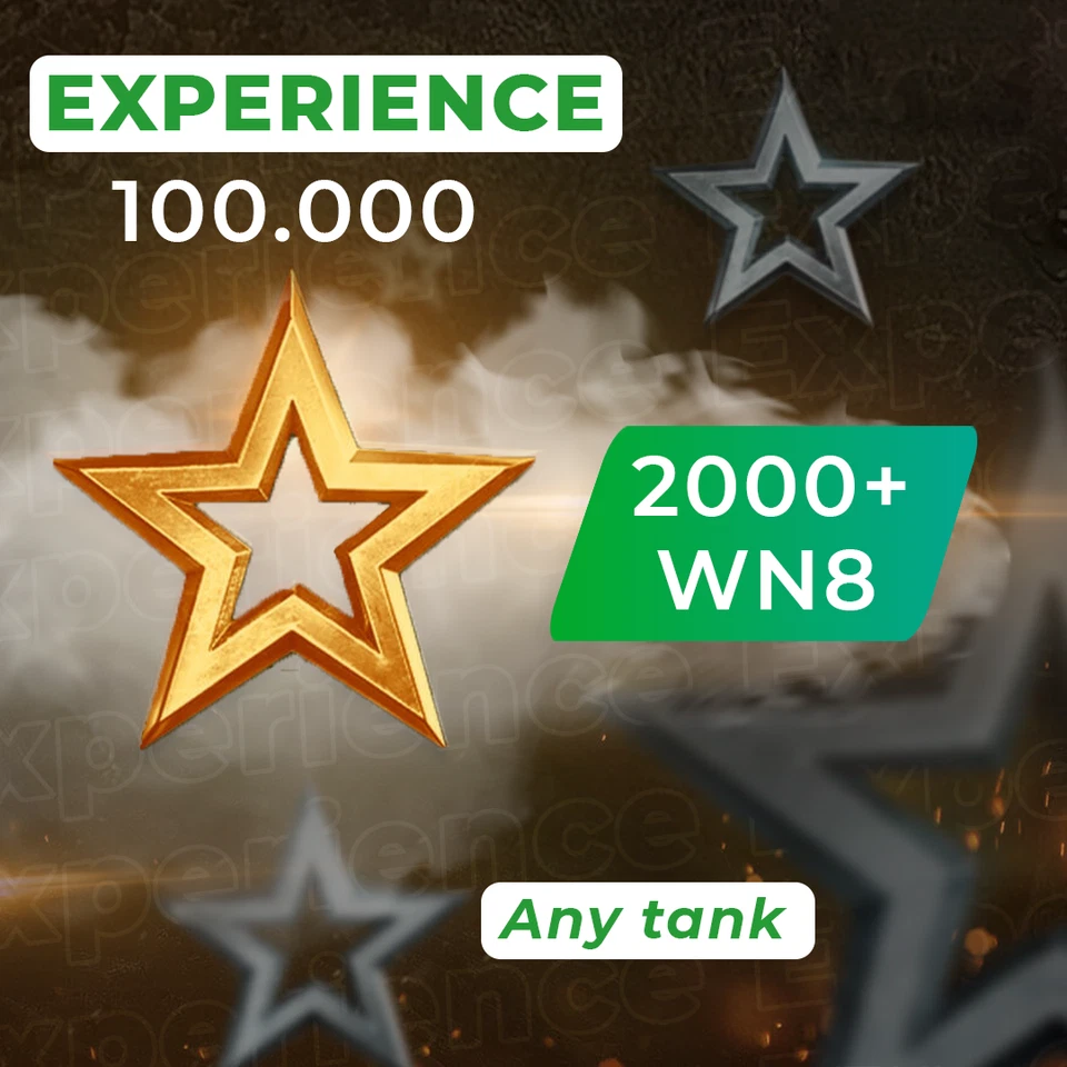 World of Tanks (WoT) | 100.000 experience for any tank | EU/NA - Image 1 of 1