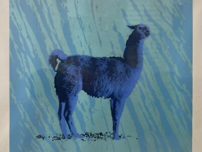 🔥 Vintage Old Modern Surrealist Pop Art Dali LLAMA Lithograph, Schwartz 1977 - Image 1 of 4