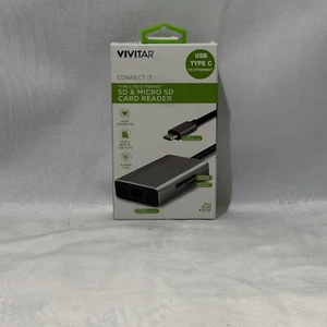 Vivitar type C to ethernet,SD, and micro SD card reader - Picture 1 of 5