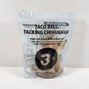Taco Bell Talking Chihuahua Stuffed Dog "Chances Are, Cause I Wear A." VIDEO NEW - Picture 1 of 4