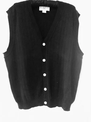 Chaleco negro recto Bayron Nelson Eleven para hombre talla L (865) Foto 1 de 4