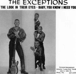 Exceptons-The Look In Their Eyes / Baby You Know I Need You -P&L-Philly soul 45 - Imagen 1 de 2