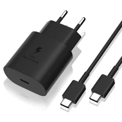 25W Schnell Ladegerät  mit USB C Ladekabel für Samsung für Galaxy S21 S22 Ultra - Bild 1 von 4