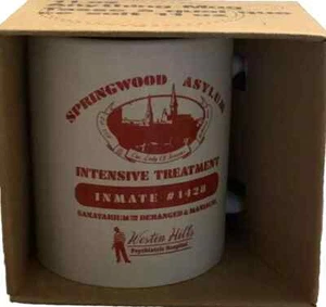 Nightmare Elm Street Freddy Krueger Coffee Mug Springwood Asylum Westin Hill Cup - Picture 1 of 2
