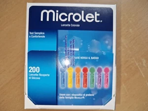Microlet Lanzetten 200 Stück MHD: 01.09. 2028 NEU in OVP - Bild 1 von 1