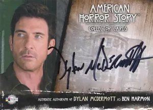 2014 AMERICAN HORROR STORY SEASON 1 SAMPLE AUTOGRAPH CARD DYLAN MCDERMOTT #DMR1 - Picture 1 of 2