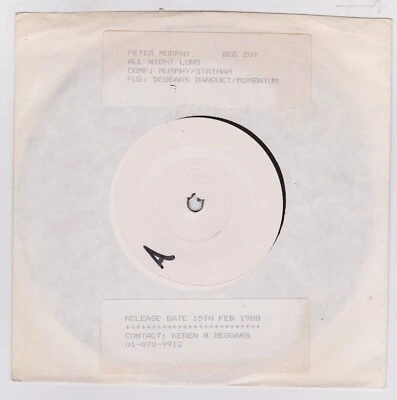 Peter Murphy – All Night Long - Image 1 of 2