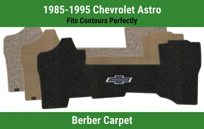 Alfombra delantera Lloyd Berber para Chevy Astro '85-95 con logotipo de pajarita centenario Foto 1 de 4