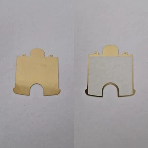 ADHESIVE BACK PLATE NOKIA 8800 SIROCCO GOLD PIASTRA POSTERIORE COVER HOUSING ORO - Imagen 1 de 1