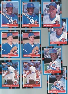 (5) Pairs 88 Donruss Chicago Cubs Border Variation cards Jamie Moyer Durham - Picture 1 of 1