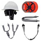Black&white Safety Helmet Strap D Shape Y Shape Helmet Belt Mandibular Girdle