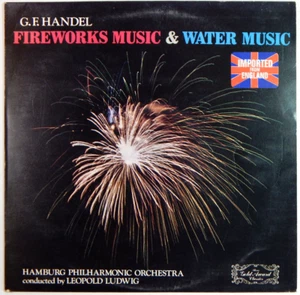 G.F. HANDEL LEOPOLD LUDWIG FIREWORKS MUSIC & WATER MUSIC VINYL RECORD MER 210 - Imagen 1 de 5