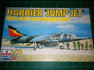 1/72 9079 Esci Harrier Gr.1 con pilotos y tripulación de tierra calcomanías RAF raras - Imagen 1 de 2