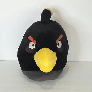 Angry Birds schwarzer Bombenvogel Stofftier Plüschtier groß 14" kein Ton Jumbo - Bild 1 von 6